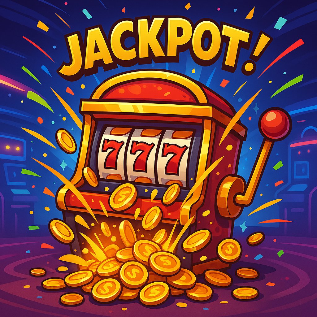 Mega Sevens slot game interface on dewatogel 4d with five reels and pay lines